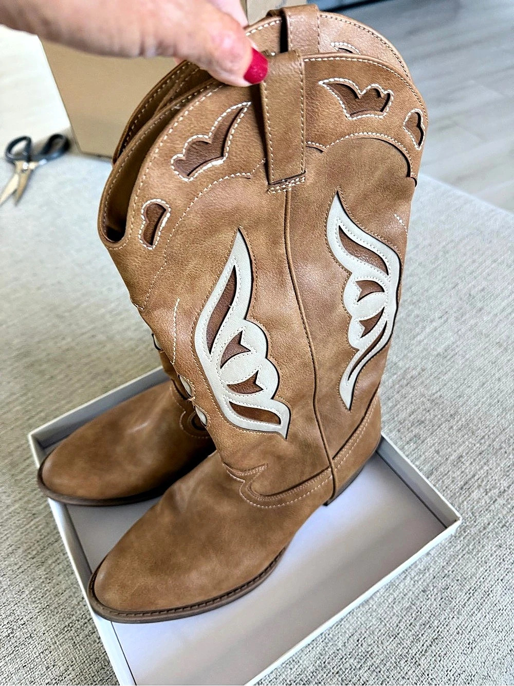Madden NYC Women's Butterfly Western Cowboy Boots Butterfly Western Cowboy Boots